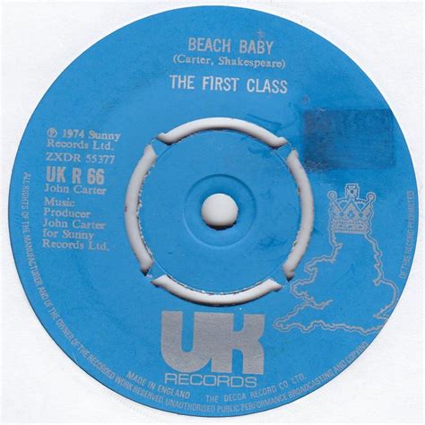 The First Class – Beach Baby Lyrics